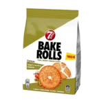 7 Days Bake Rolls Chrupki Chlebowe o Smaku Pomidorów, Oliwek i Oregano 150 g