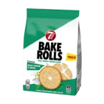 7 Days Bake Rolls Chrupki Chlebowe o Smaku Śmietany i Cebuli 150 g