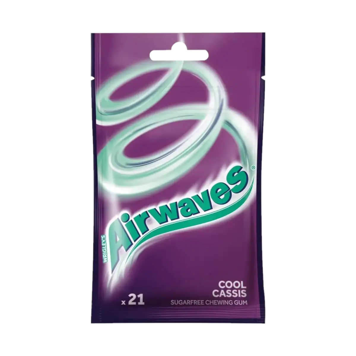 Airwaves Cool Cassis Bezcukrowa Guma do Żucia 29 g (21 drażetek)
