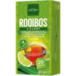 Astra Rooibos Zielony Trawa Cytrynowa & Limonka 30 g (20 torebek)