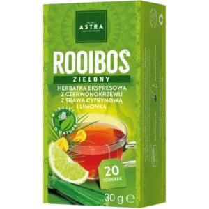 Astra Rooibos Zielony Trawa Cytrynowa & Limonka 30 g (20 torebek)