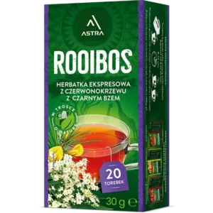 Astra Rooibos Czarny Bez 30 g (20 torebek)
