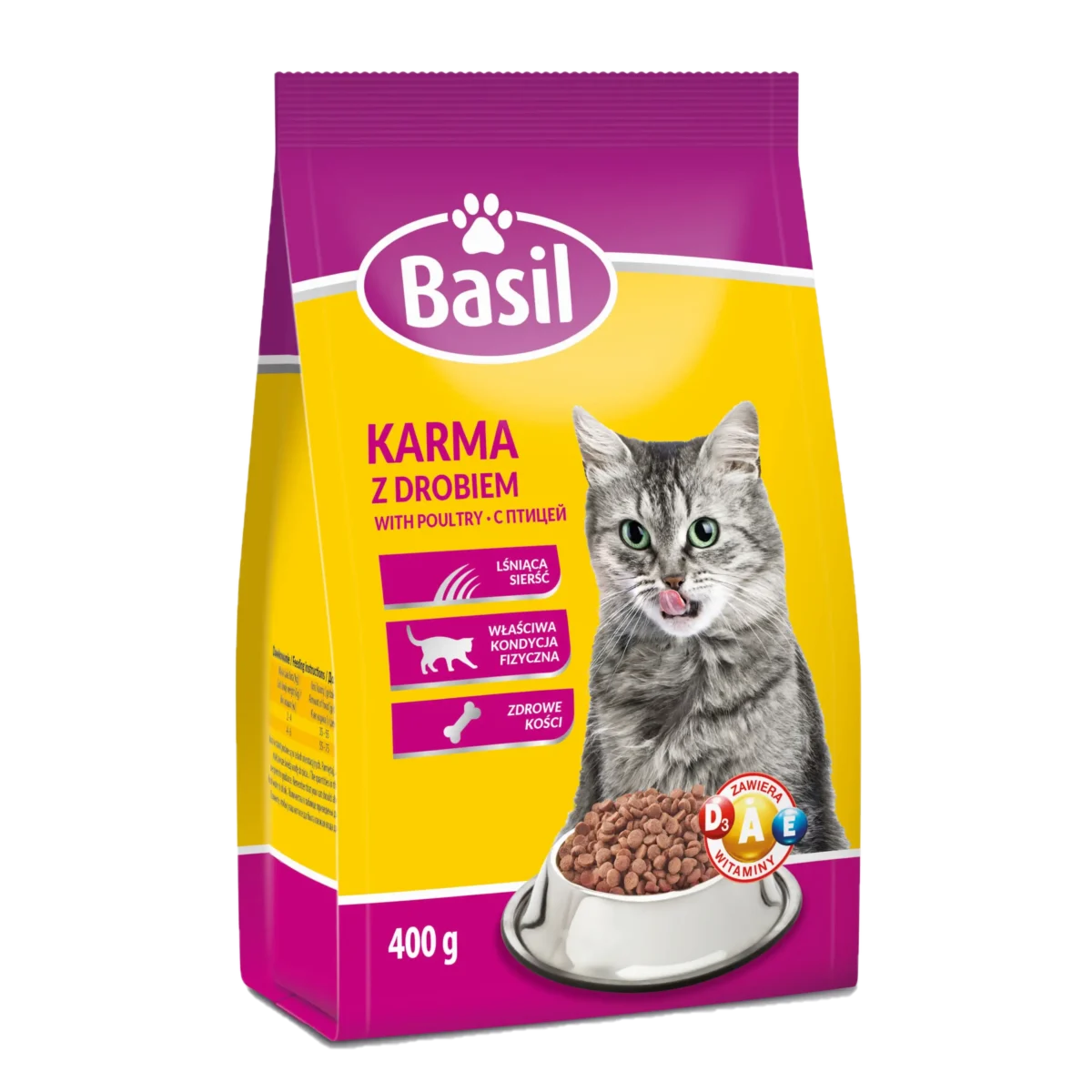 Basil Karma Sucha dla Kota z Drobiem 400 g