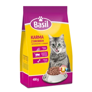 Basil Karma Sucha dla Kota z Drobiem 400 g