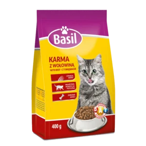Basil Karma Sucha dla Kota z Wołowiną 400 g