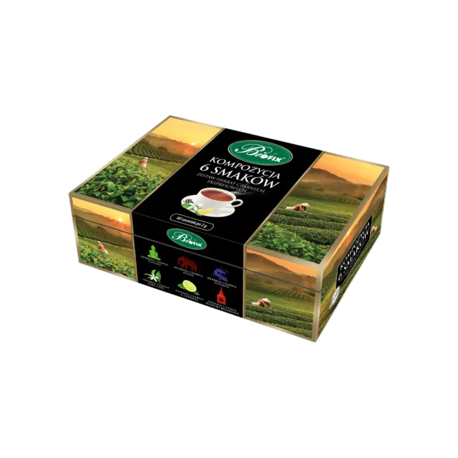 BiFix Kompozycja 6 Herbat Czarnych Ekspresowych 120 g