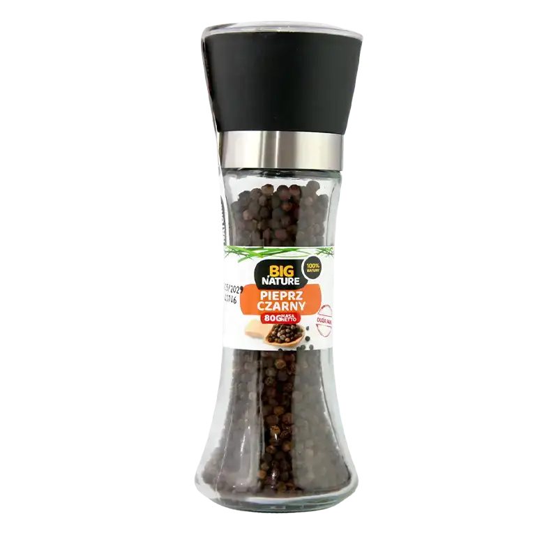 Big Nature Pieprz Czarny w Młynku 70 g