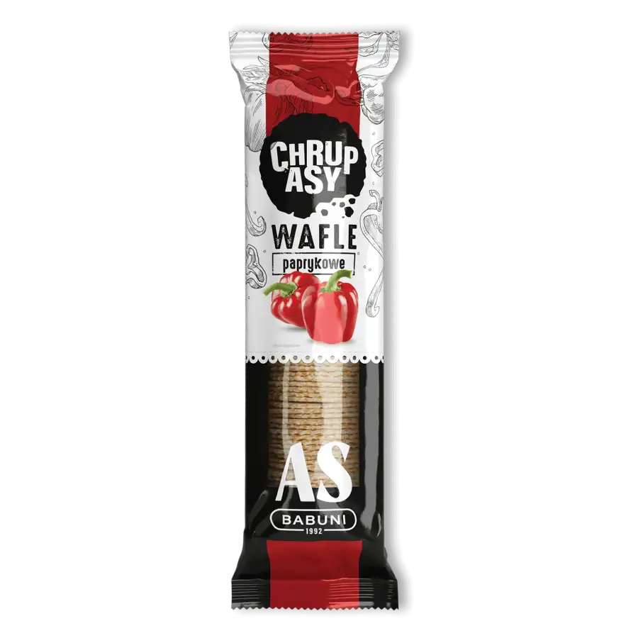 As-Babuni Chrupasy Wafle Paprykowe 90 g