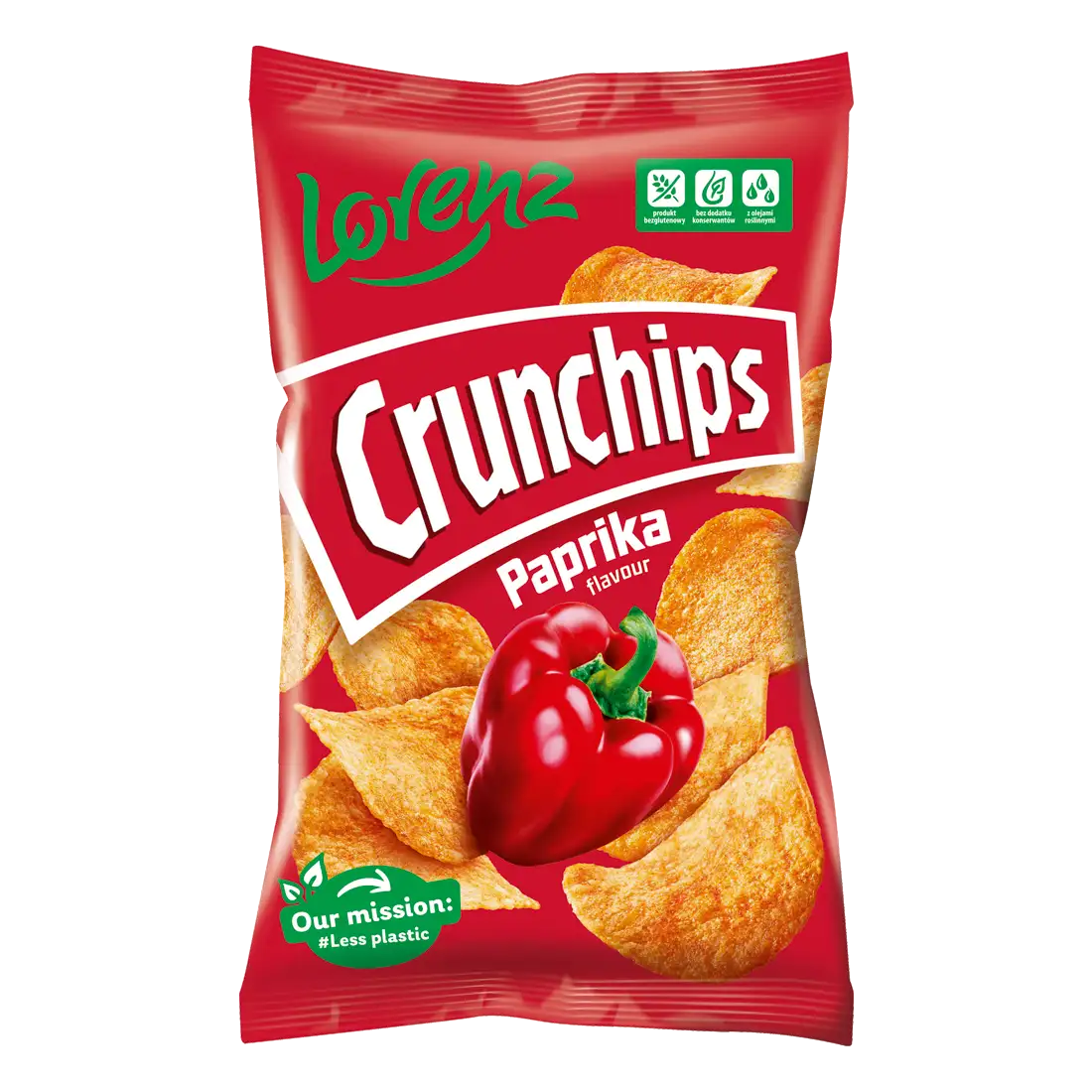 Crunchips Chipsy Ziemniaczane Paprykowe 130 g