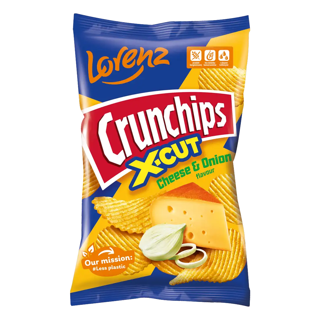 Crunchips X-Cut Ser i Cebula 130 g
