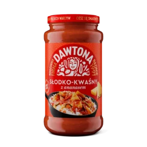 Dawtona Sos Słodko-Kwaśny z Ananasem 520 g