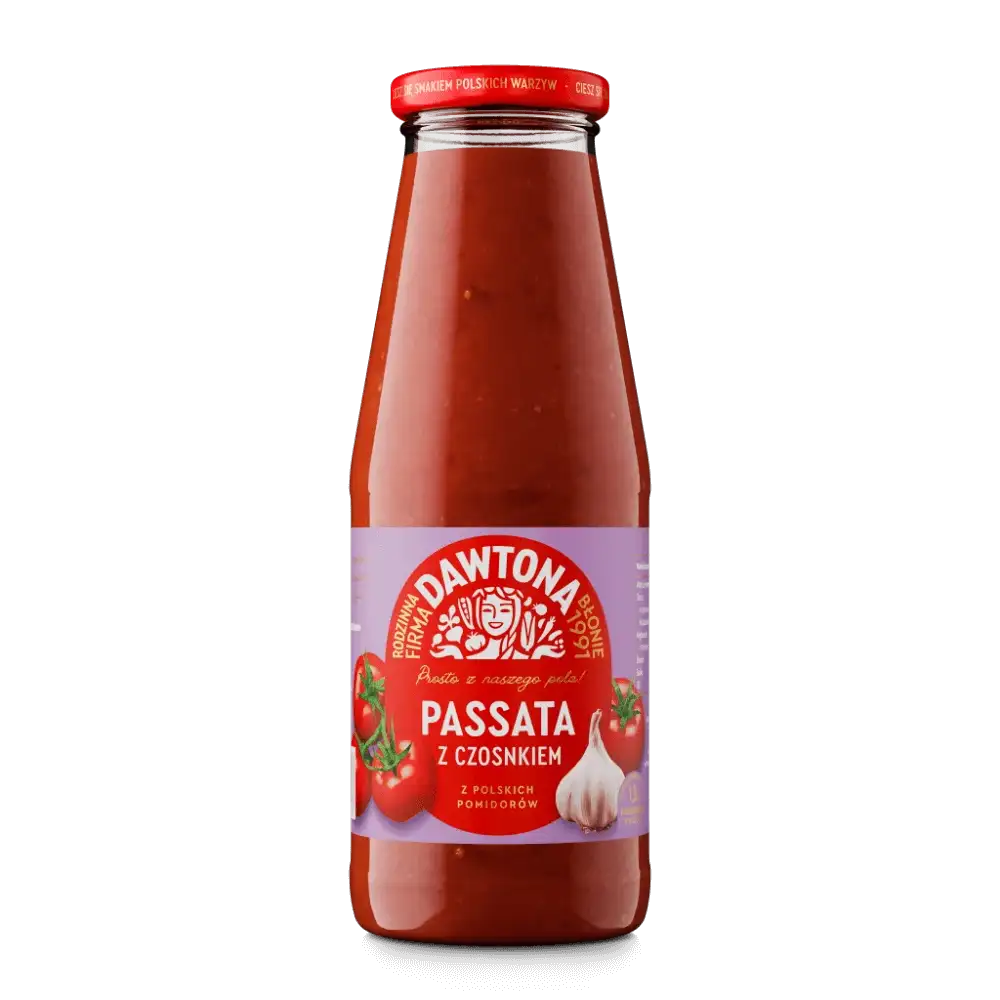 Dawtona Passata z Czosnkiem 690 g