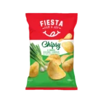 Fiesta Chipsy Płaskie o Smaku Zielonej Cebulki 120 g