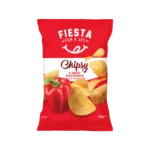 Fiesta Chipsy Płaskie o Smaku Paprykowym 120 g