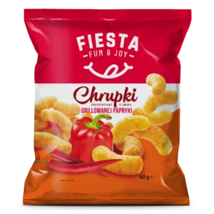 Fiesta Chrupki Kukurydziane o Smaku Grillowanej Papryki 60 g