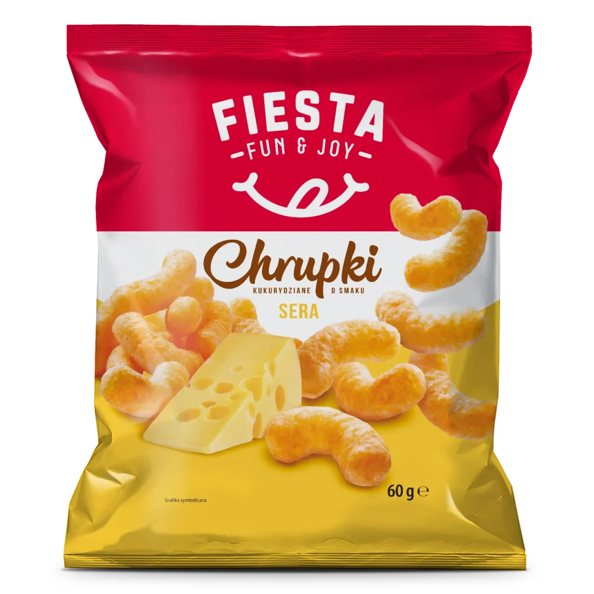 fiesta chrupki serowe Fiesta Chrupki Kukurydziane o Smaku Sera 60 g