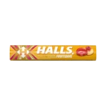 Halls Fruitwave Peach & Raspberry Cukierki z Płynnym Nadzieniem o Smaku Brzoskwiniowo-Malinowym 45 g