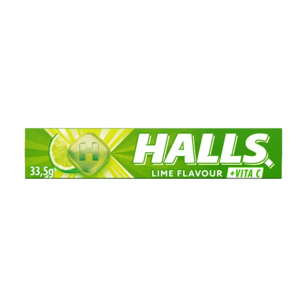 Halls Lime Fresh Cukierki z Witaminą C o Smaku Limonki 33,5 g
