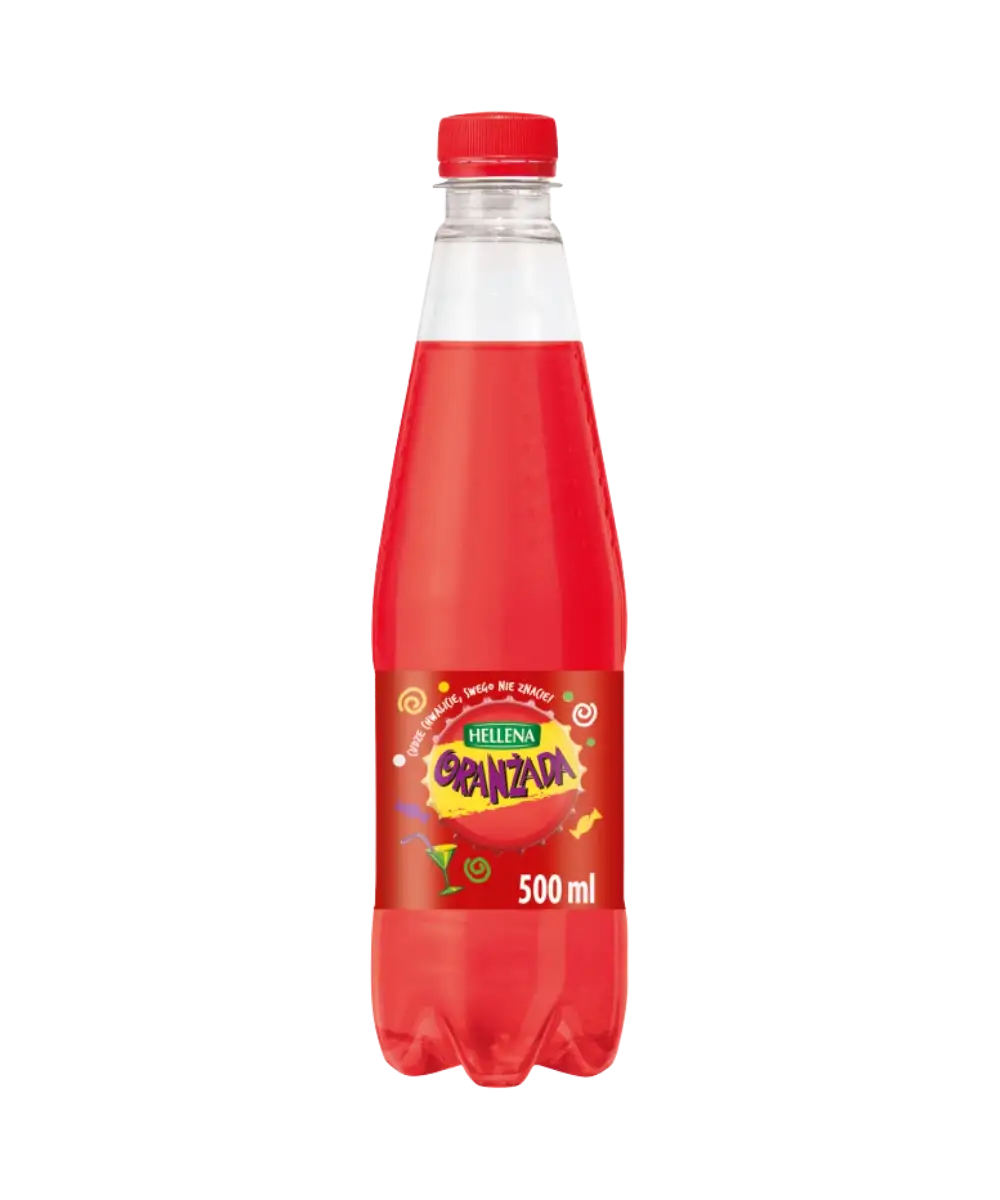 hellena czerwona 500 Hellena Oranżada Czerwona 500 ml