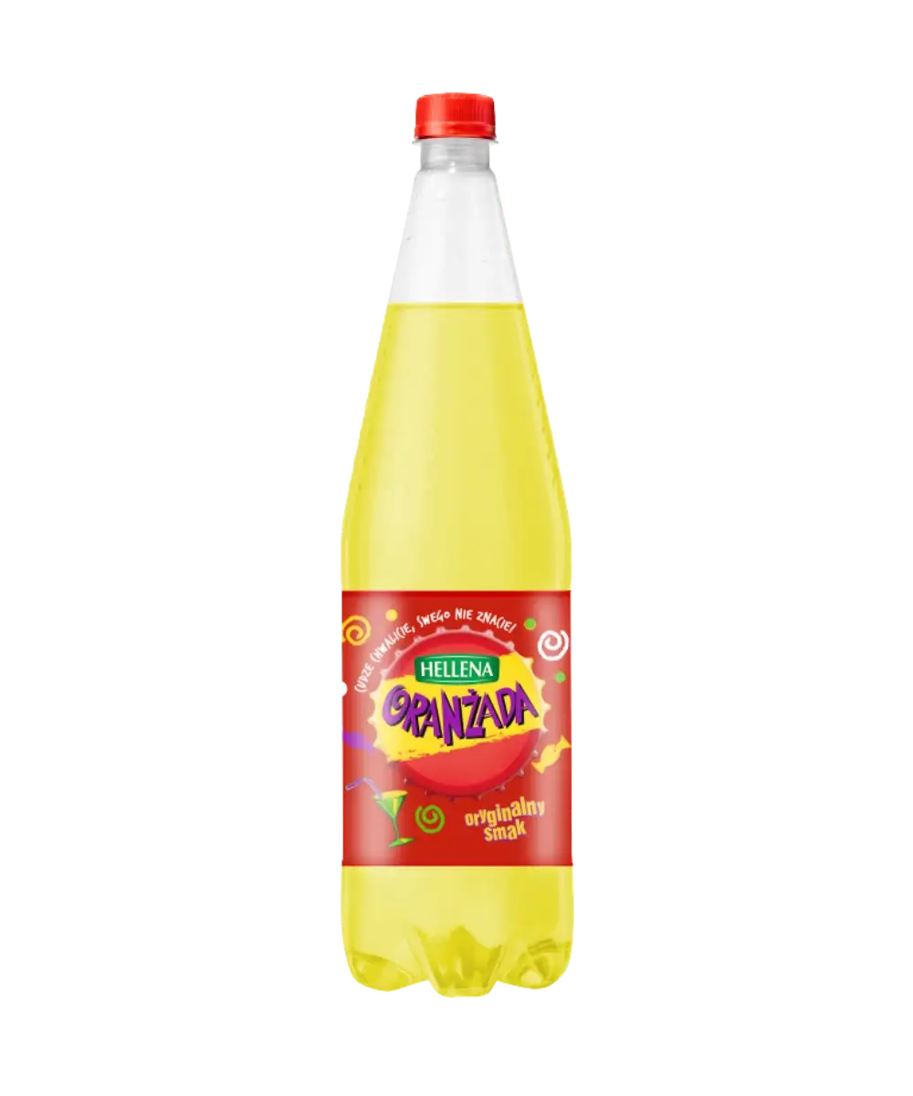 Hellena Oranżada Żółta 1,25 l