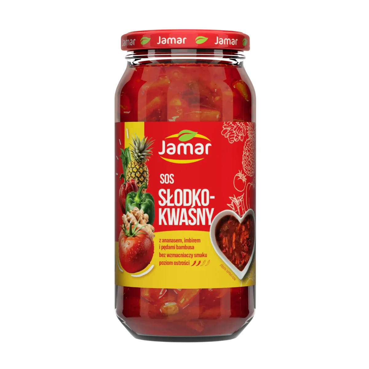 Jamar Sos Słodko-Kwaśny 520 g