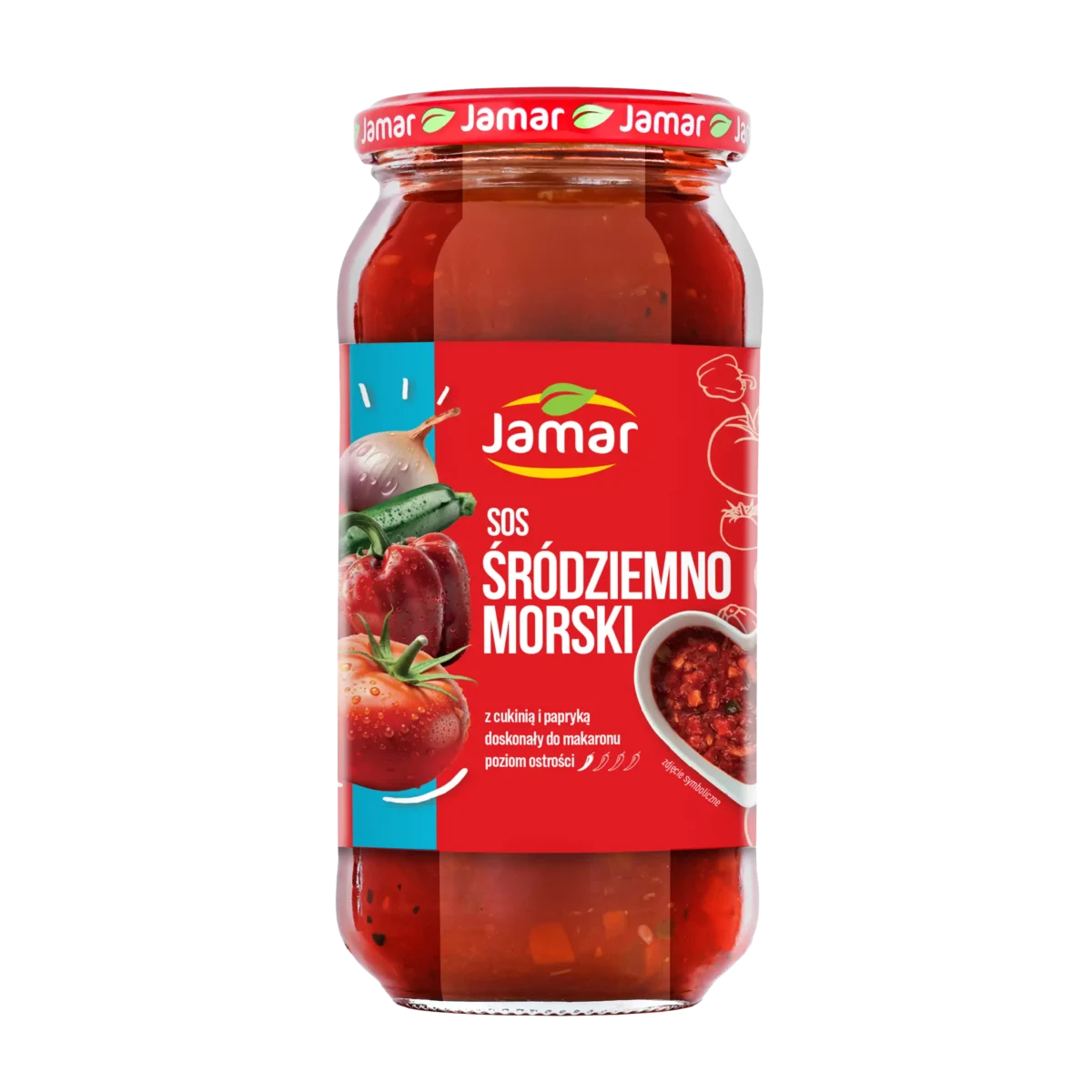 jamar sos srodziemnomorski Jamar Sos Śródziemnomorski 520 g