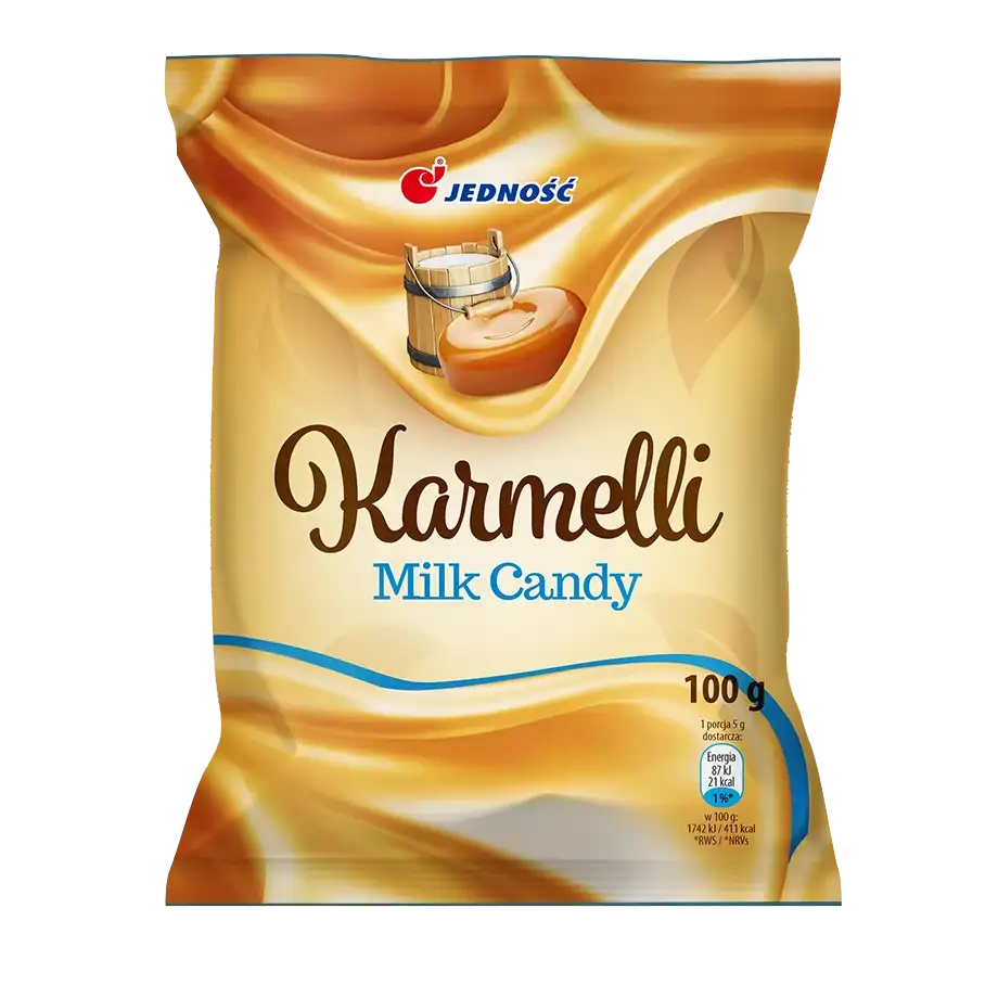 Jedność Karmelki Mleczne 100 g