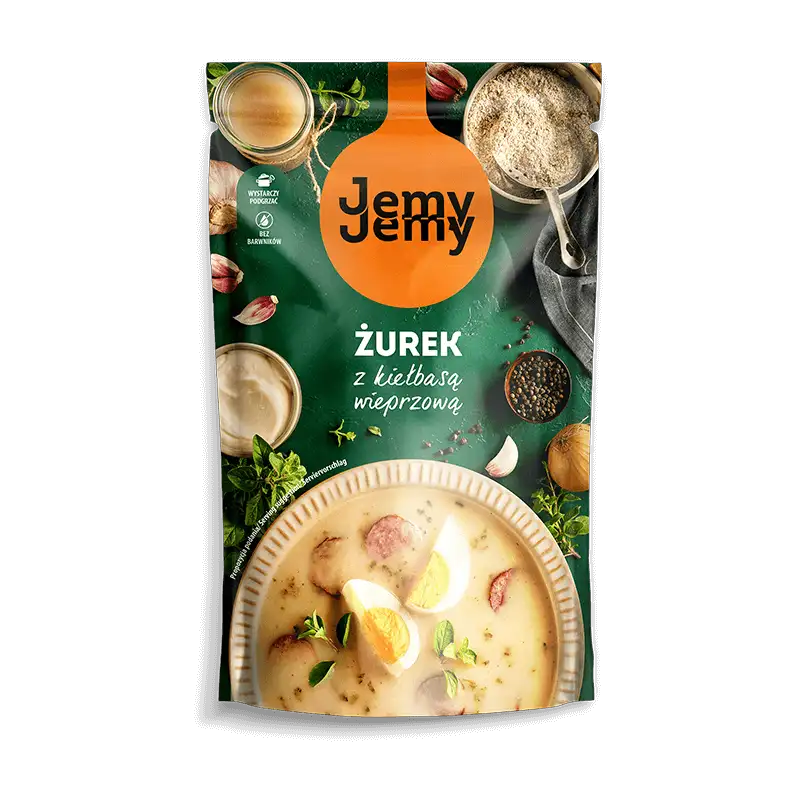 jj zurek z kielbasa JemyJemy Żurek z Kiełbasą Wieprzową 450 g