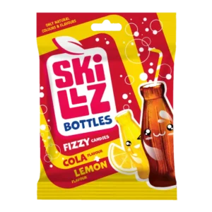 Skillz Bottles Karmelki Musujące Cola & Cytryna 77 g
