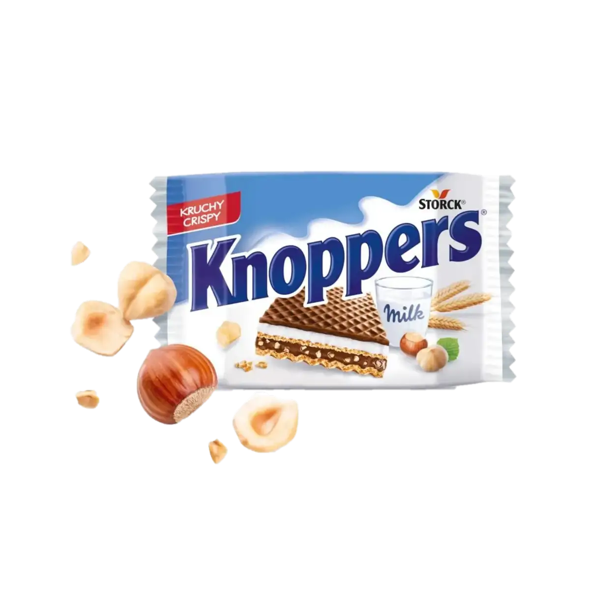 knoppers wafelek Knoppers Wafelek Mleczno-Orzechowy 25 g