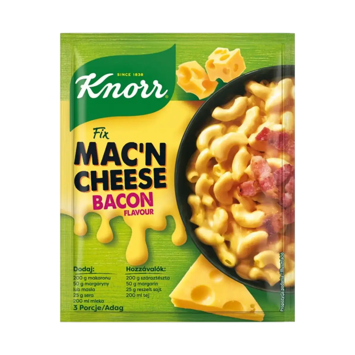 Knorr Fix Mac'n Cheese o Smaku Bekonu 33 g