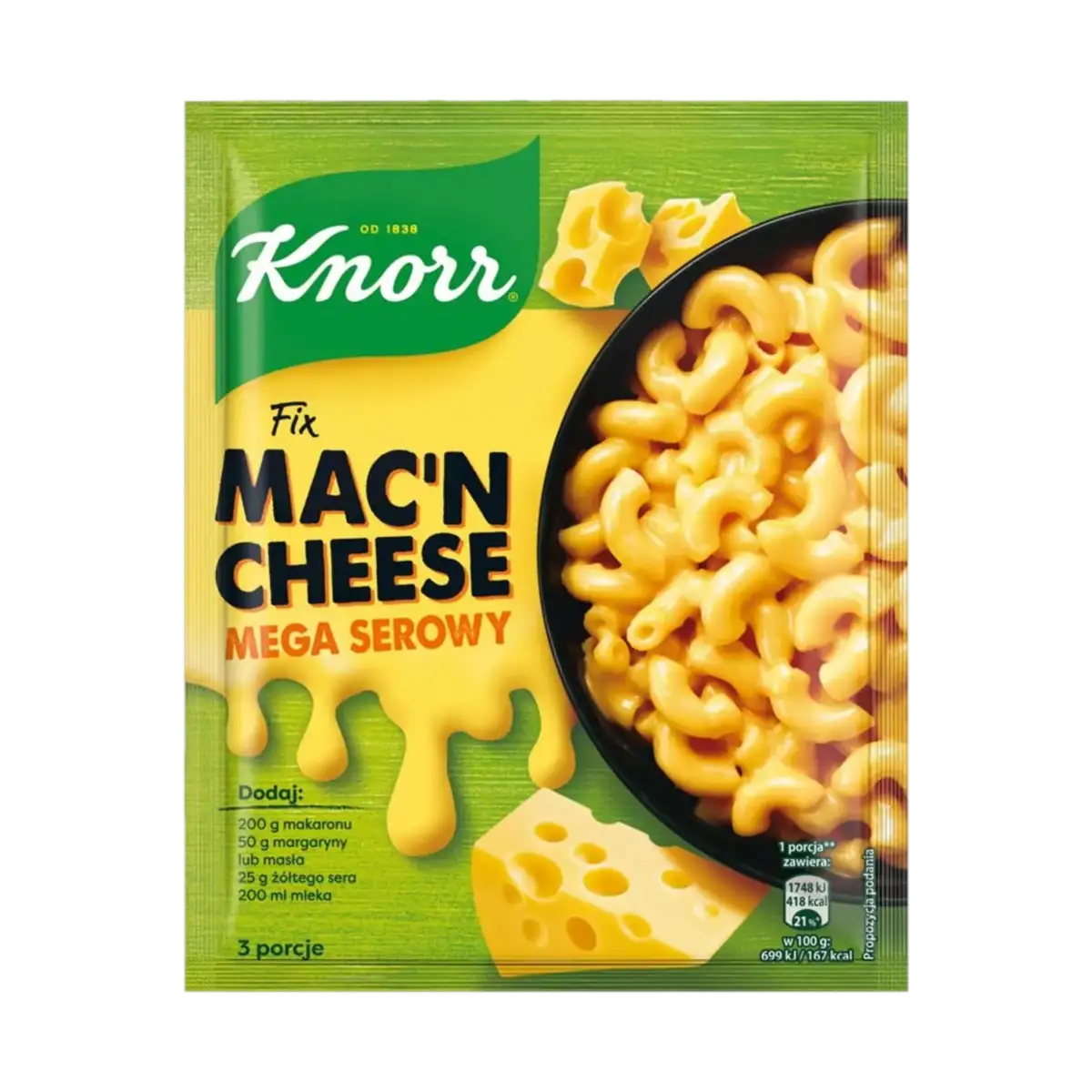 Knorr Fix Mac'n Cheese Mega Serowy 33 g