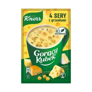 Knorr Gorący Kubek 4 Sery z Grzankami 17 g