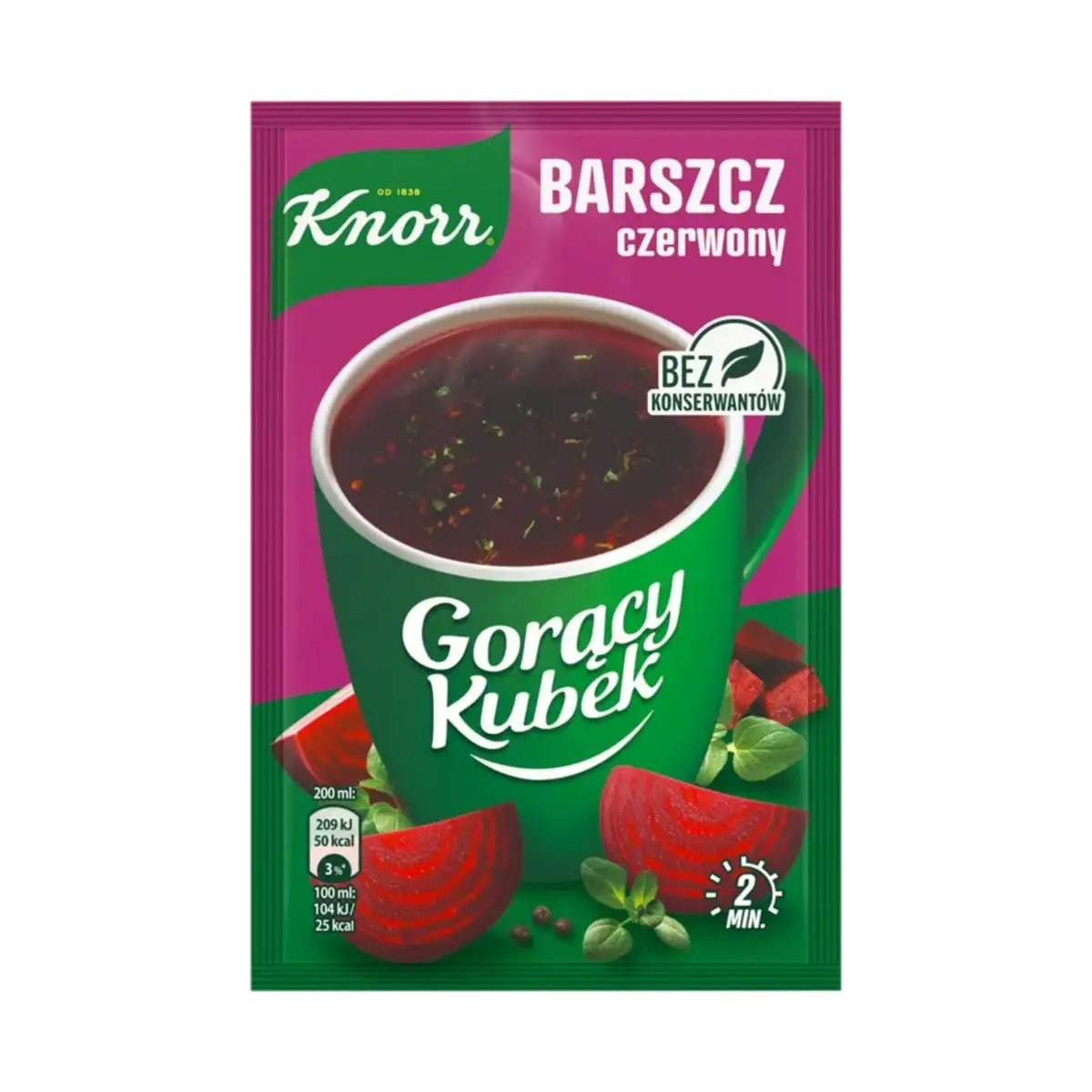Knorr Gorący Kubek Barszcz Czerwony 14 g