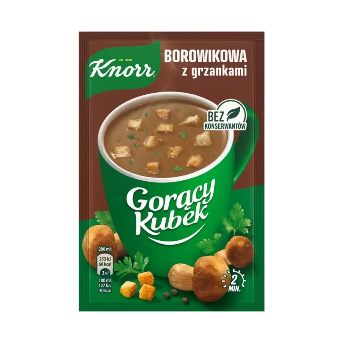 Knorr Gorący Kubek Borowikowa z Grzankami 15 g
