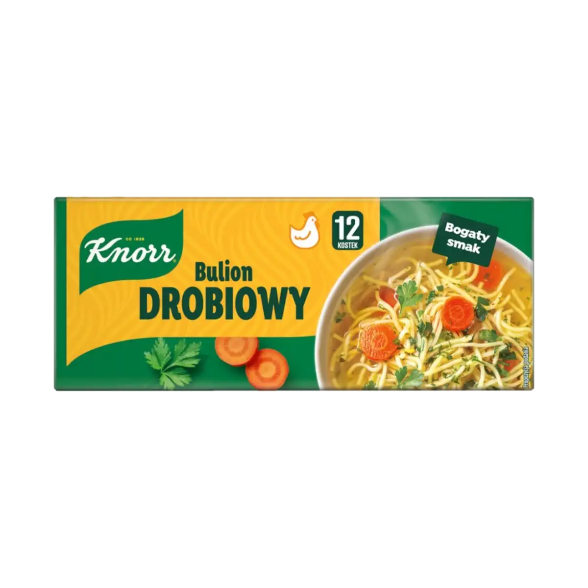 Knorr Kostka Rosół z Kury 120 g (12 × 10 g)