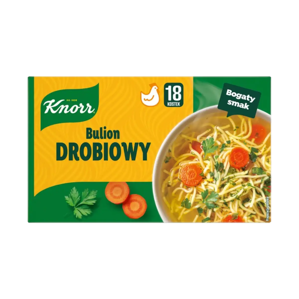 Knorr Kostka Rosół z Kury 180 g (18 × 10 g)