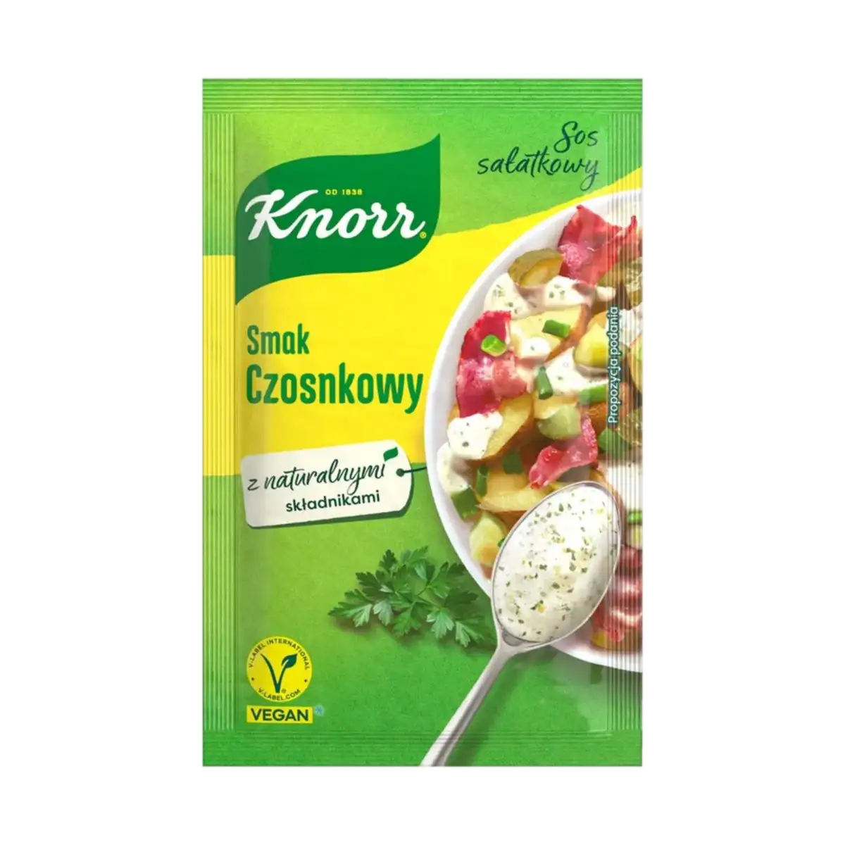 knorr sos salatkowy czosnkowy Knorr Sos Sałatkowy Czosnkowy 8 g