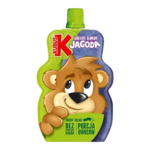Kubuś Mus Jabłko, Banan, Jagoda 100 g