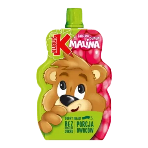 Kubuś Mus Jabłko, Banan, Malina 100 g