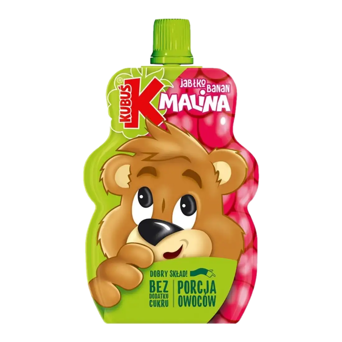 Kubuś Mus Jabłko, Banan, Malina 100 g