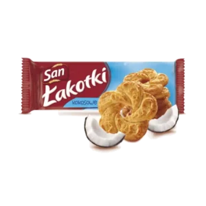 SAN Łakotki Herbatniki Kokosowe 168 g