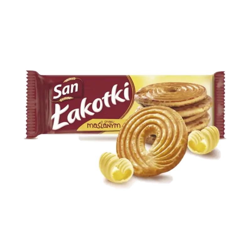 SAN Łakotki Herbatniki o Smaku Maślanym 168 g