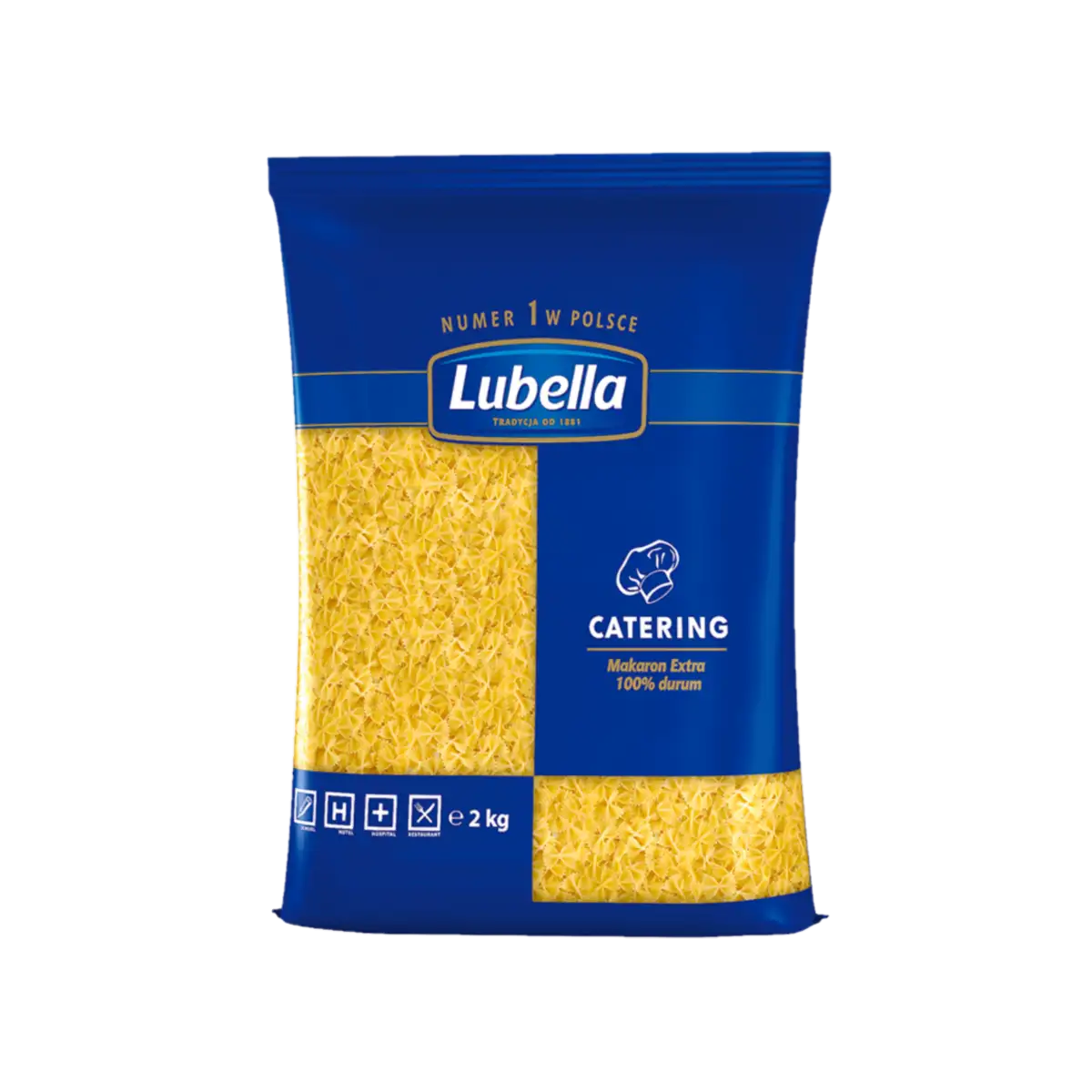 lubella kokardki 2kg Lubella Catering Makaron Kokardki (Farfalle) 2 kg