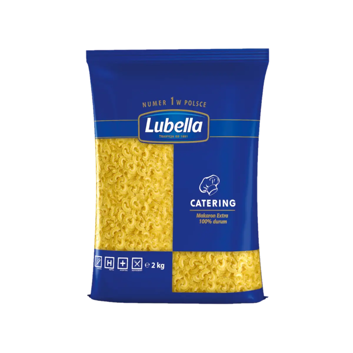 lubella kolanka 2kg Lubella Catering Makaron Kolanko Ozdobne 2 kg