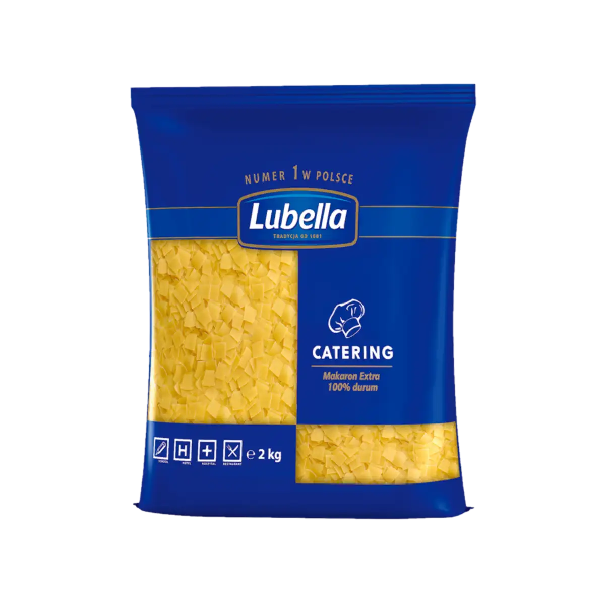 lubella lazank 2kg Lubella Catering Makaron Łazanki 2 kg