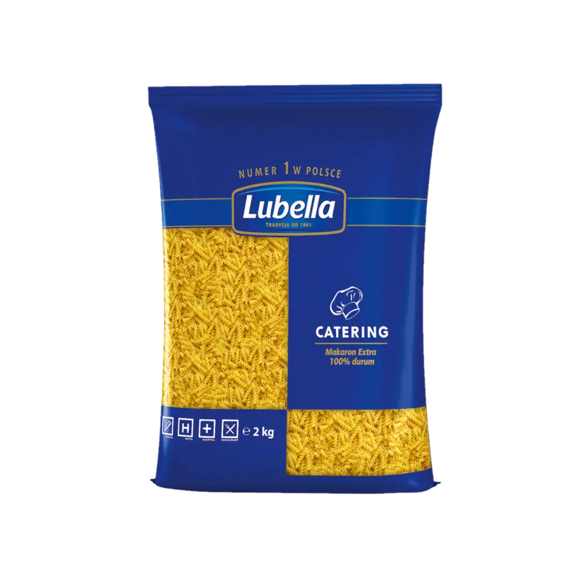 lubella swiderki 2kg Lubella Catering Makaron Świderki 2 kg