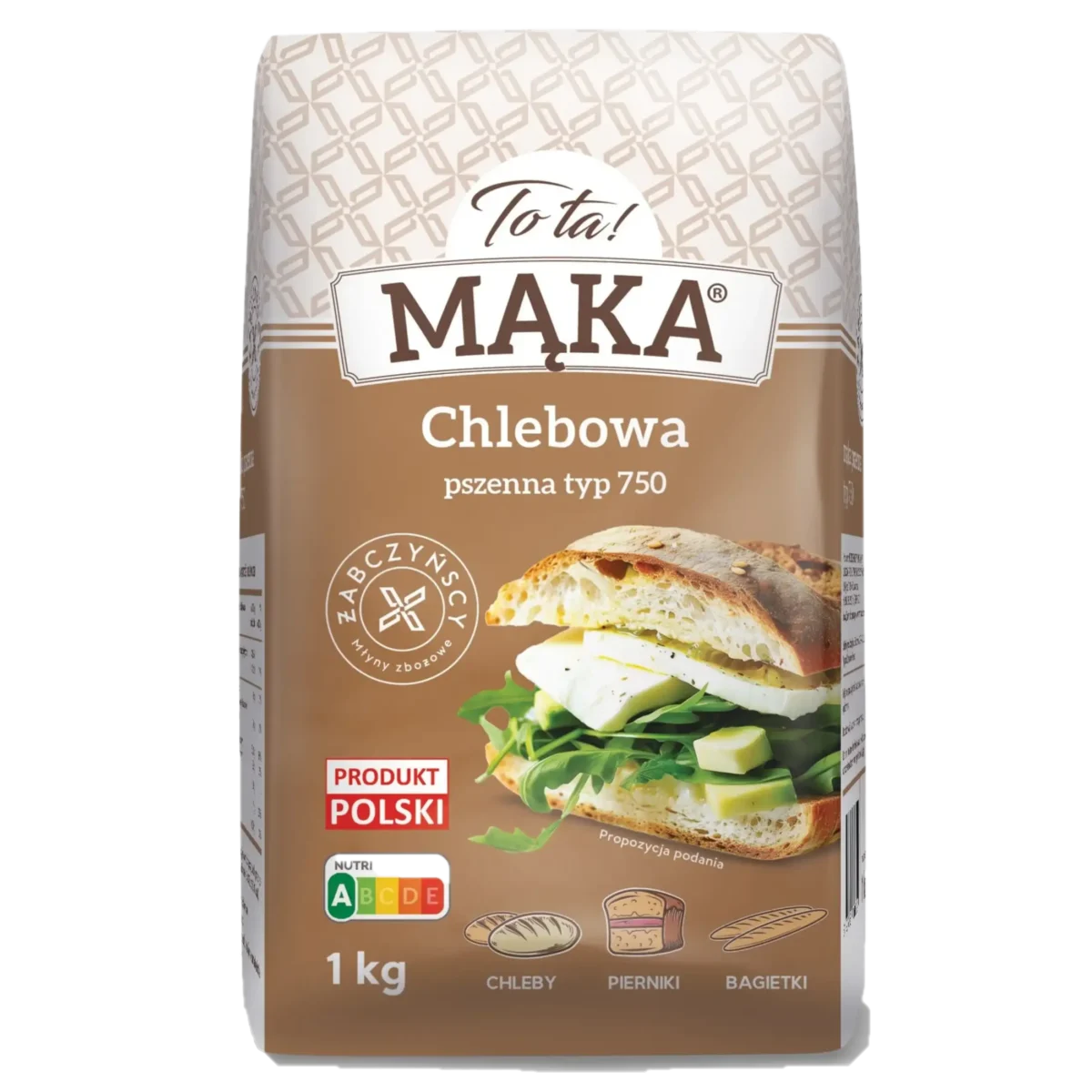 To Ta! Mąka Pszenna Chlebowa Typ 750 1 kg
