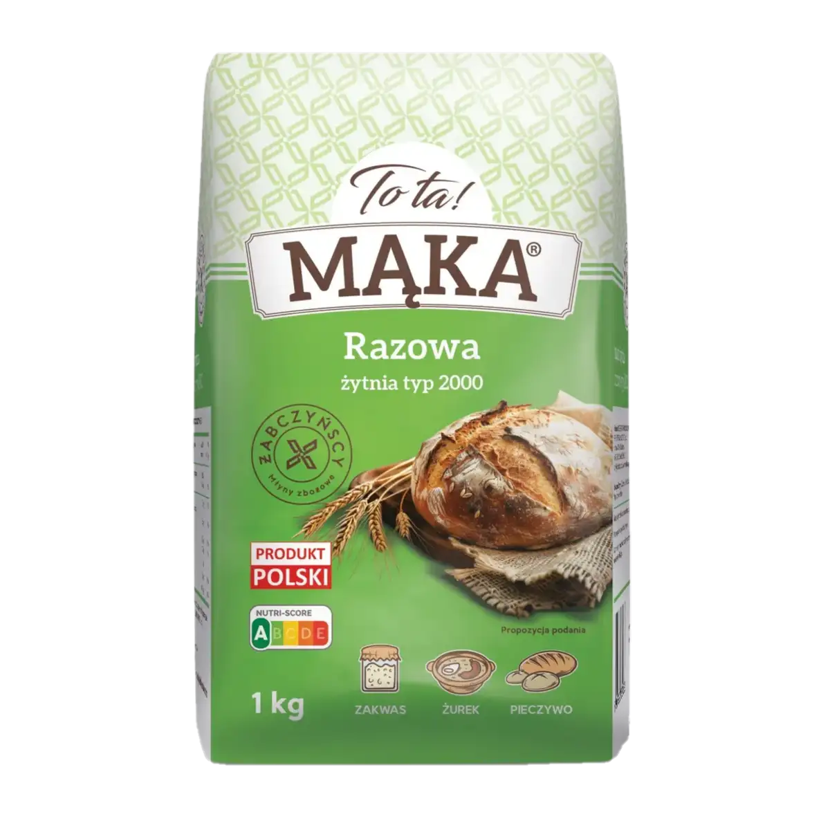 maka razowa 2000 1 kg To Ta! Mąka Żytnia Razowa Typ 2000 1 kg