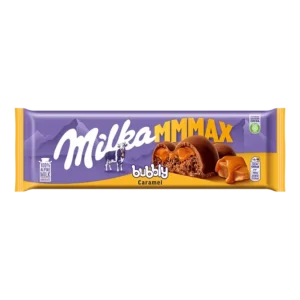 Milka MMMAX Bubbly Caramel Czekolada Mleczna z Nadzieniem Karmelowym 250 g